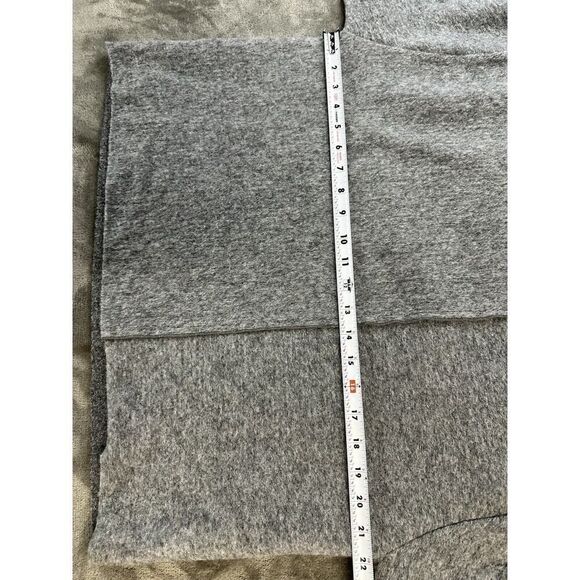 Zara Medium Knit Sweater Women Medium Wool Blend Fringe Long Sleeve gray Medium - Picture 5 of 10